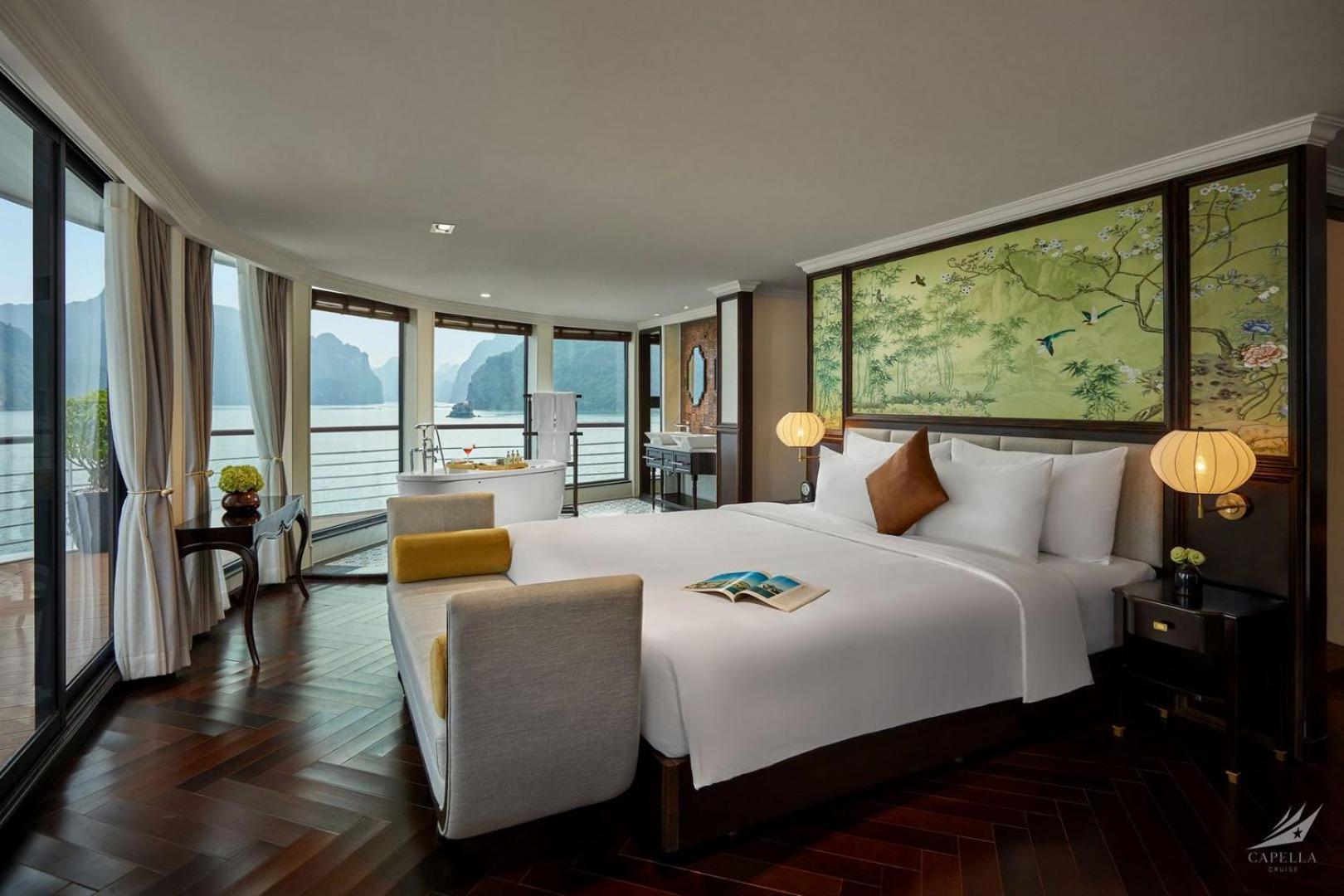 Halong Capella Cruise - Member Of Lyra Cruise Collection Hotell Ha Long Rum bild