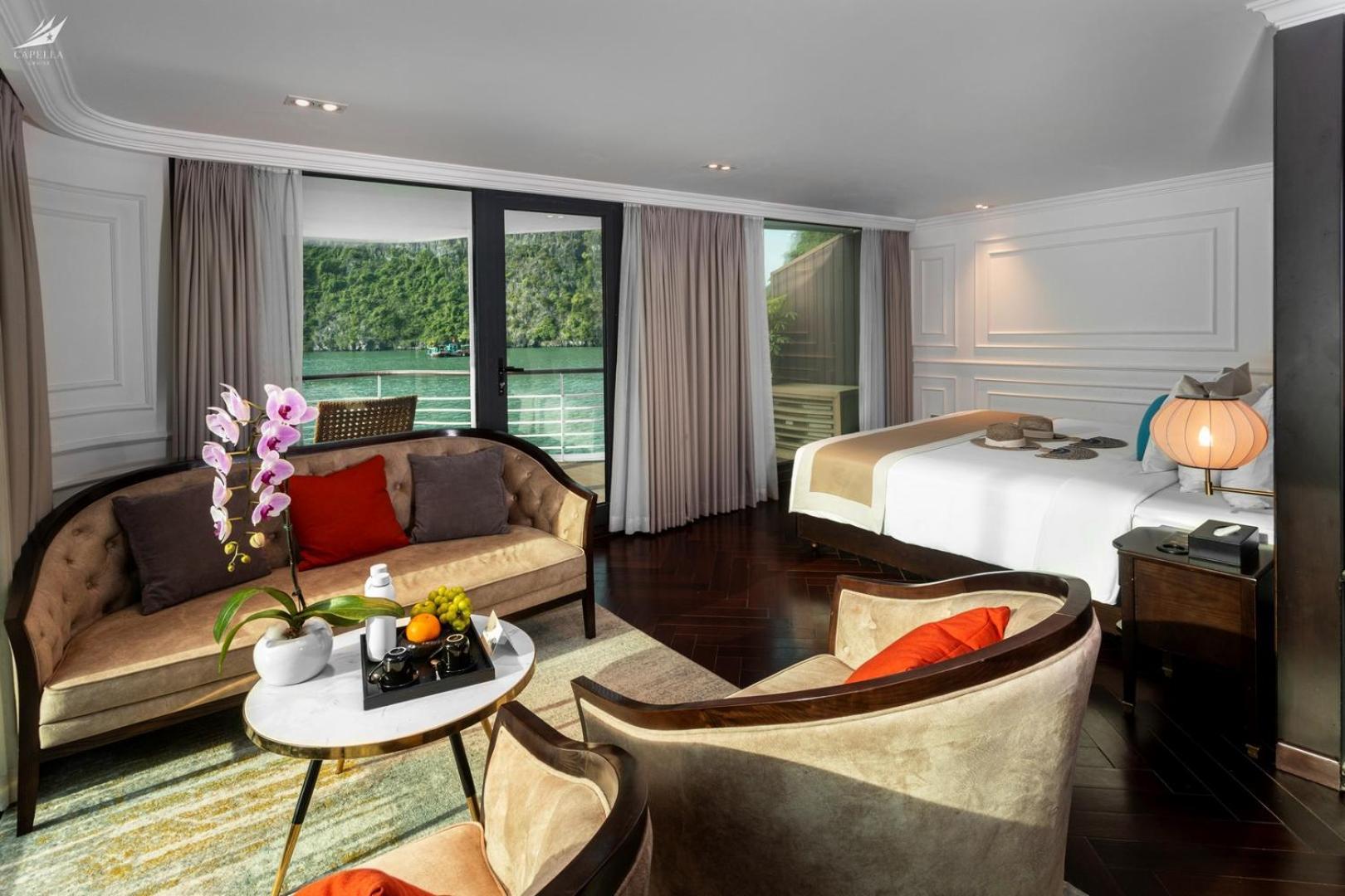 Halong Capella Cruise - Member Of Lyra Cruise Collection Hotell Ha Long Rum bild