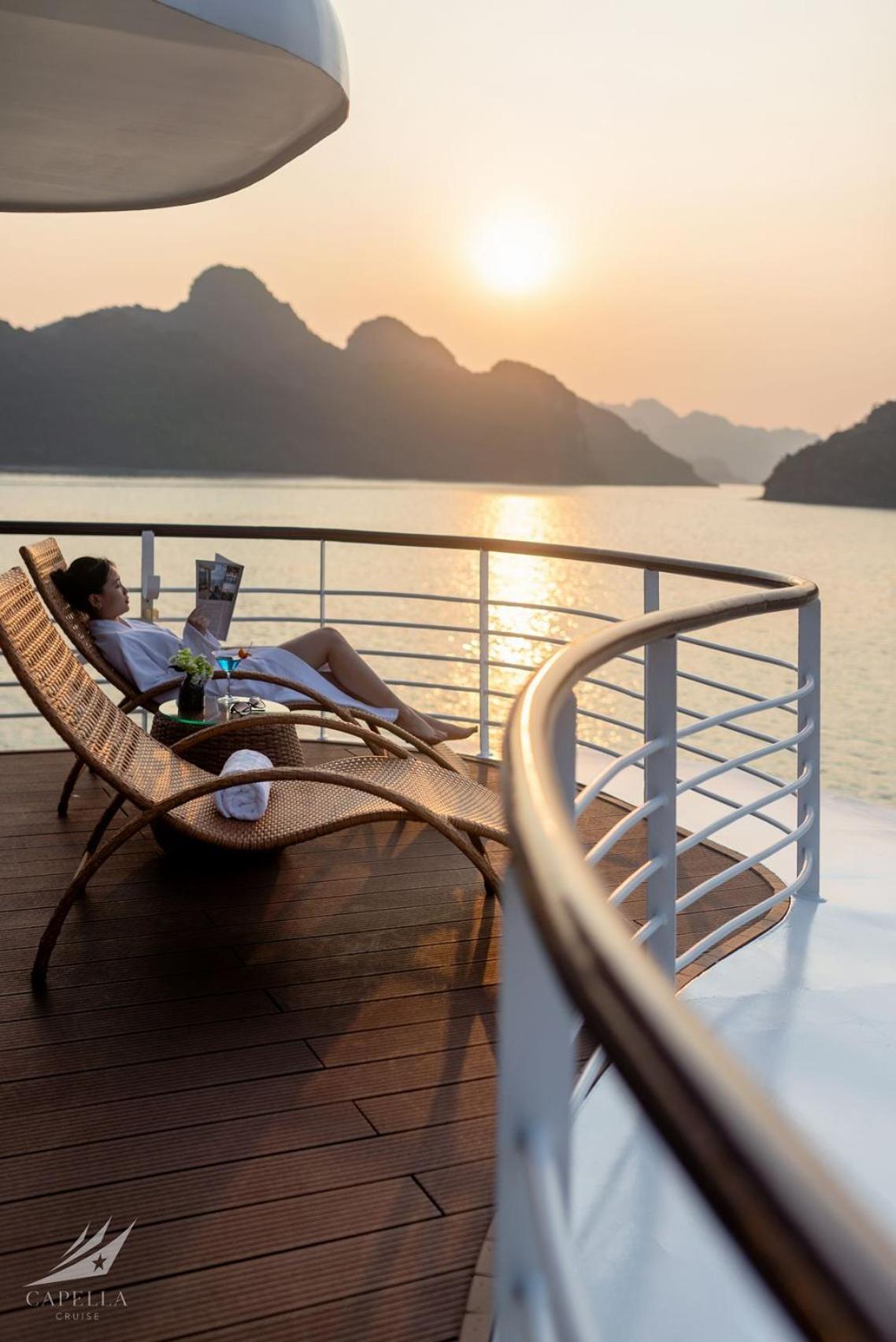 Halong Capella Cruise - Member Of Lyra Cruise Collection Hotell Ha Long Rum bild