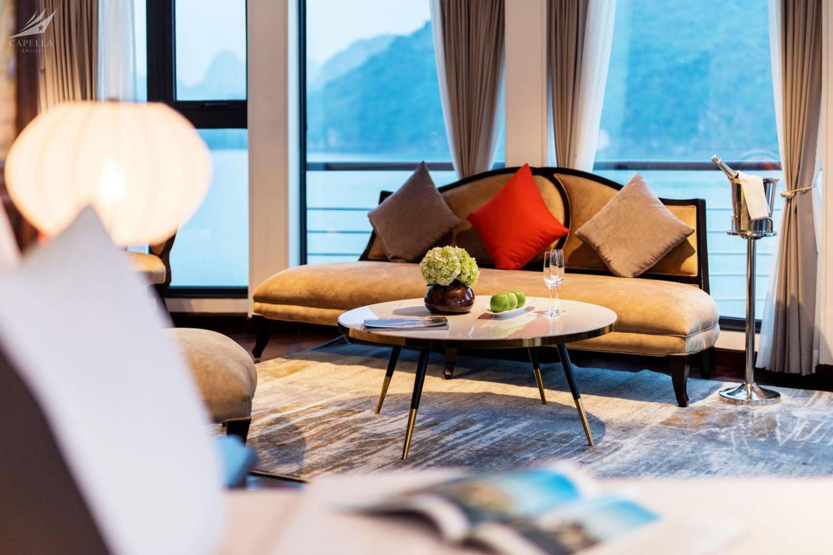 Halong Capella Cruise - Member Of Lyra Cruise Collection Hotell Ha Long Rum bild
