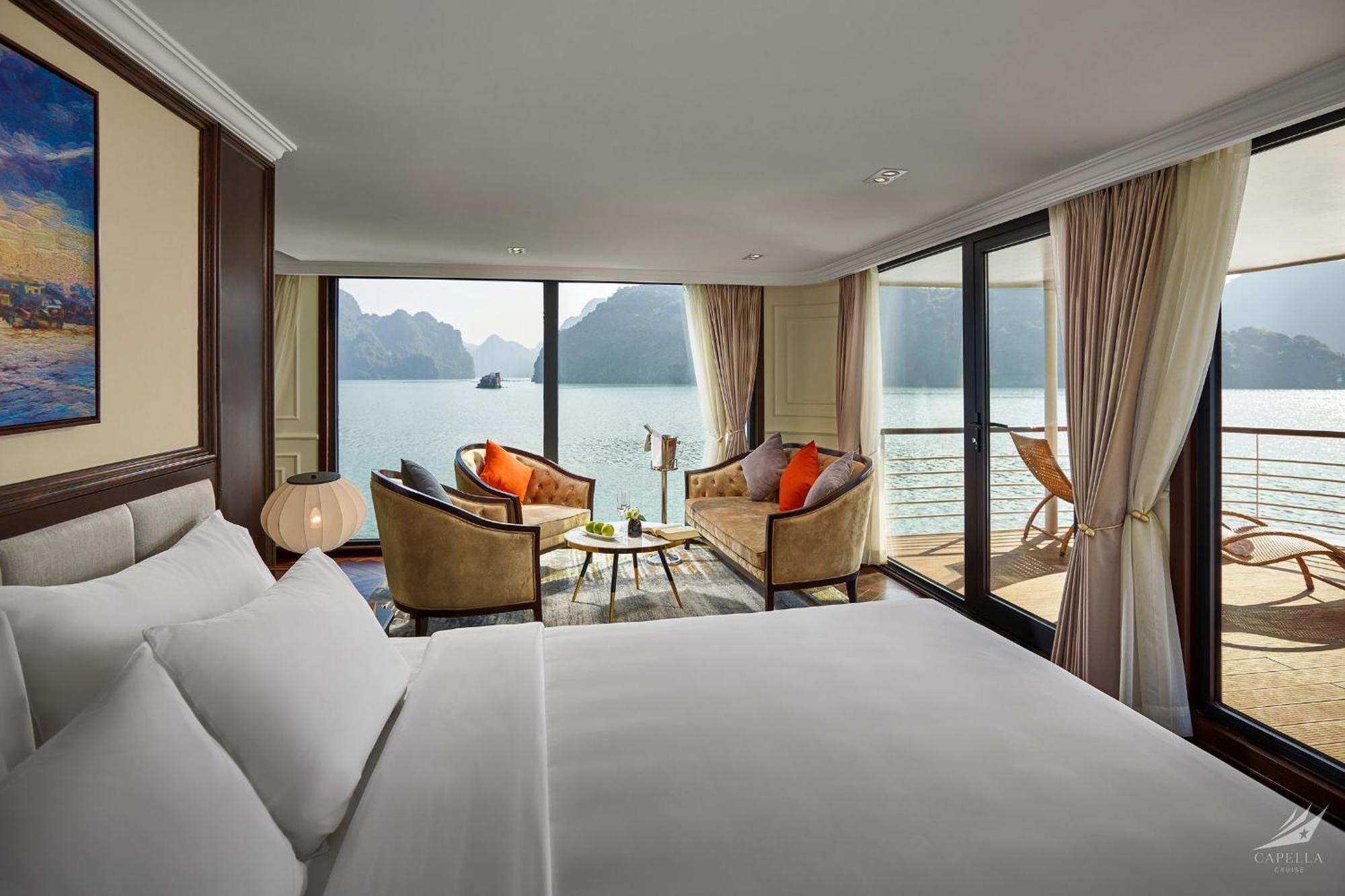Halong Capella Cruise - Member Of Lyra Cruise Collection Hotell Ha Long Rum bild